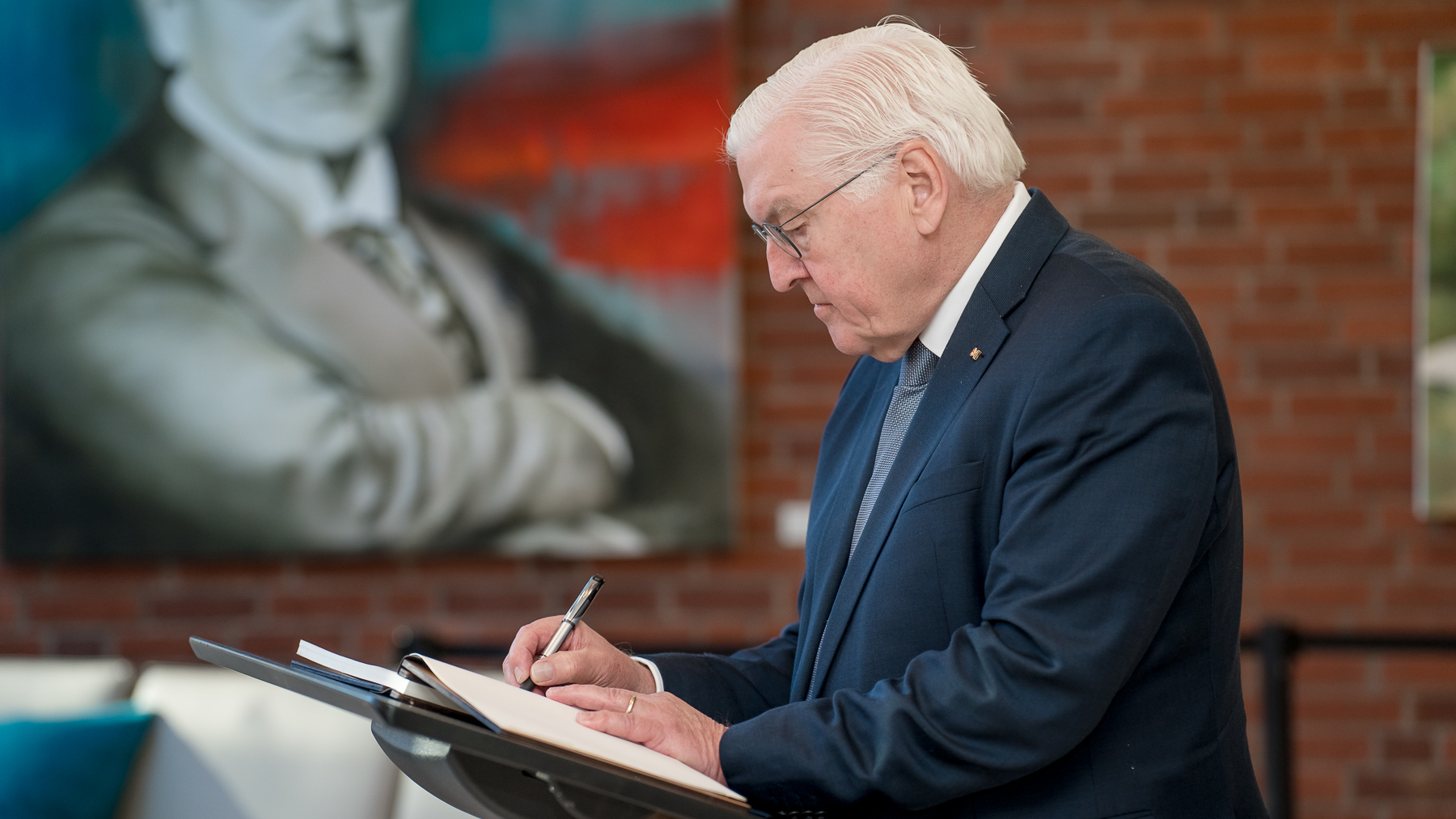 Bundespräsident Frank Walter Steinmeier im GSI