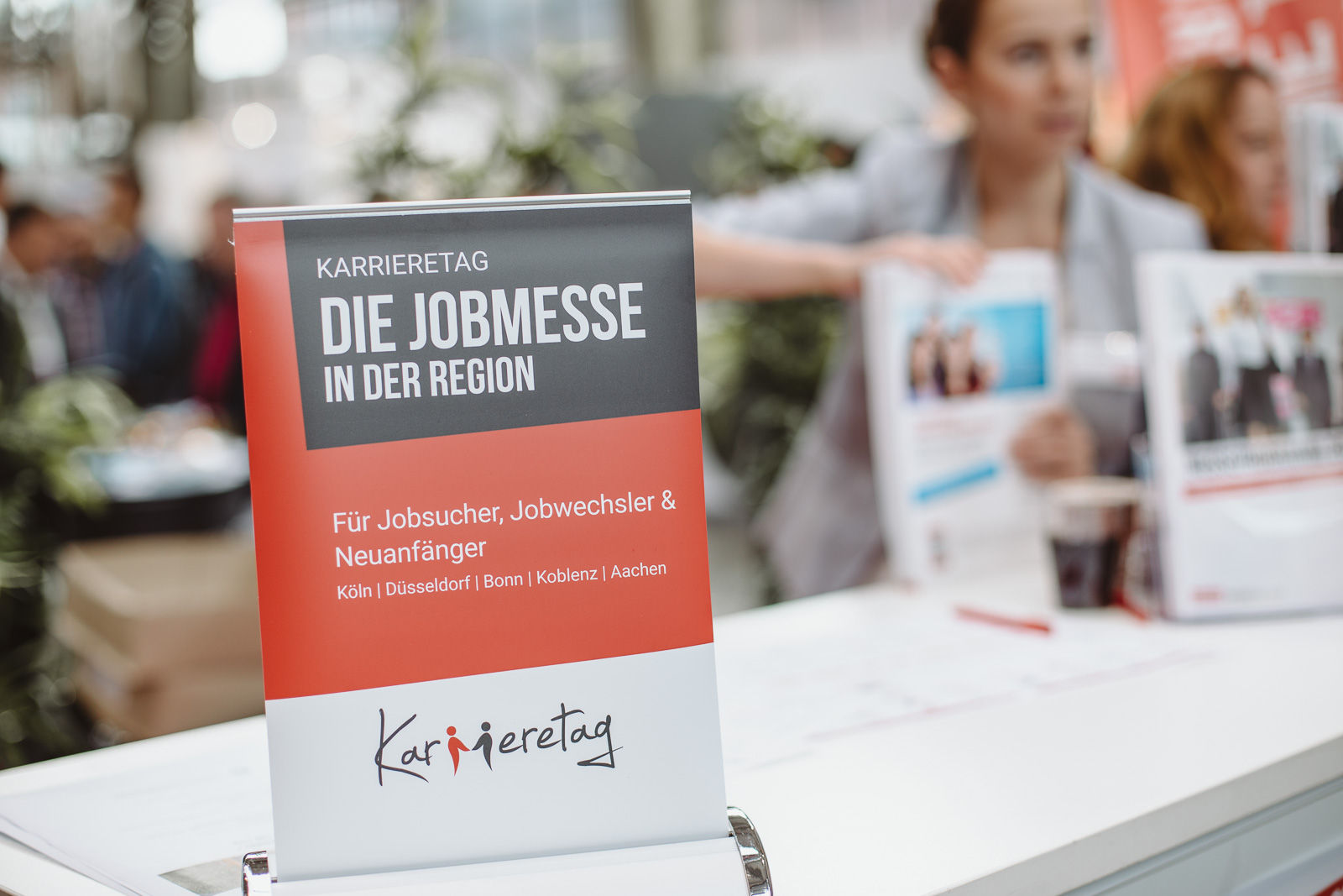 Messefotografie - Reportagefotografie - Kalaydo Jobmesse -Informationsschalter