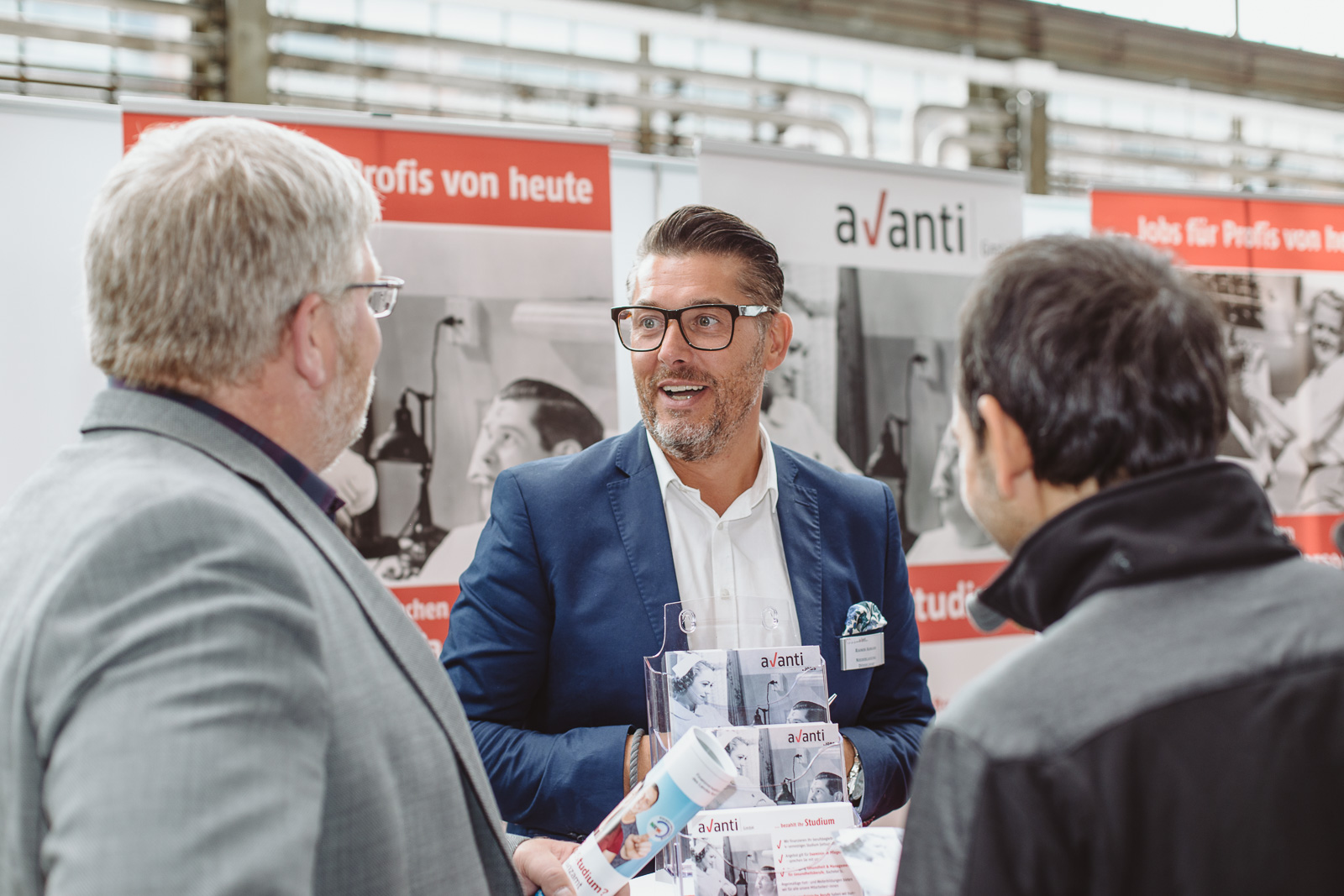 Messefotografie - Reportagefotografie - Kalaydo Jobmesse -jeder wird gut informiert