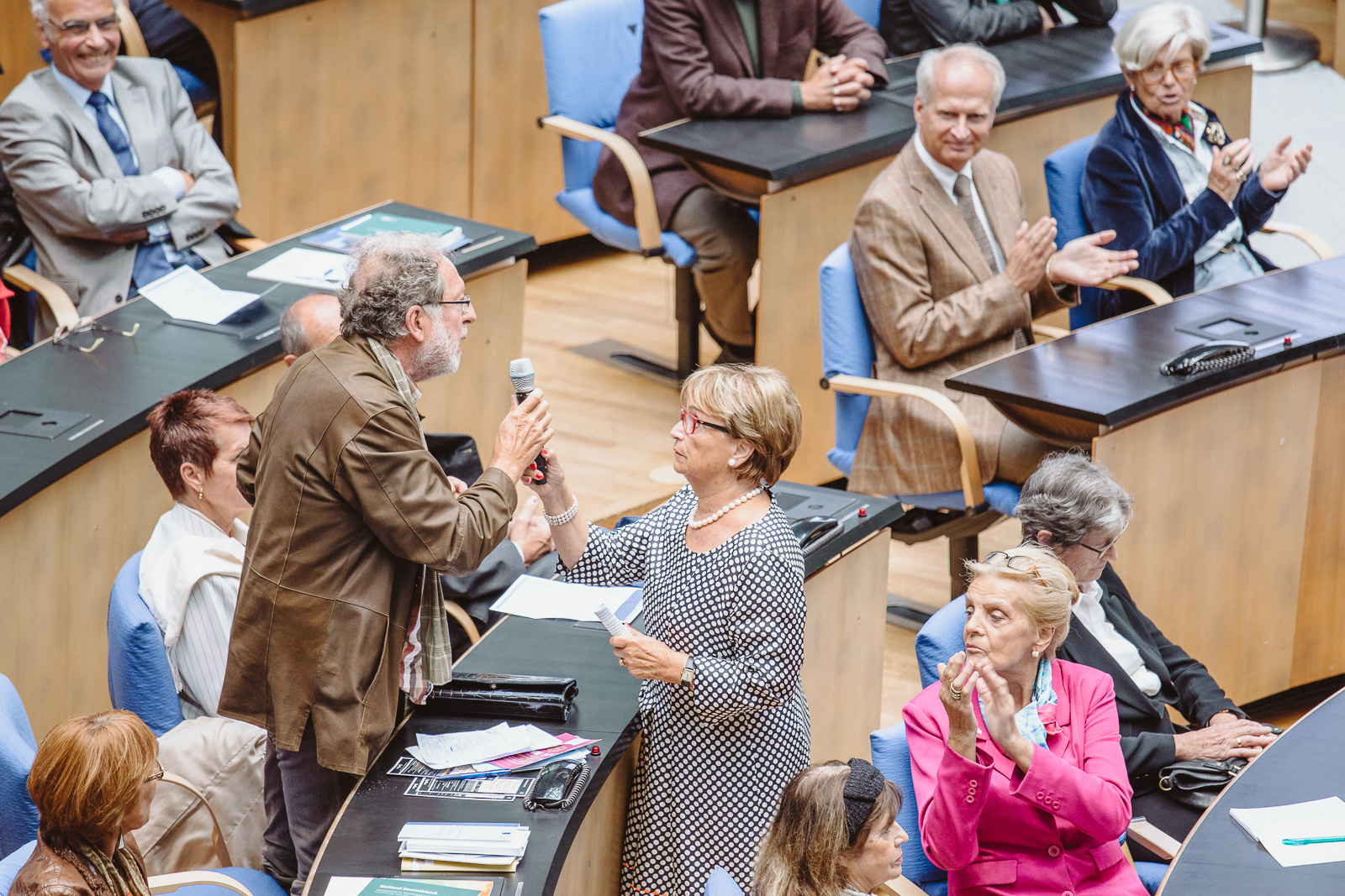 Konferenzfotografie - Gästemeinungen zu Politikeraussagen - Wasserwerkgespräch der Konrad-Adenauer-Stifung